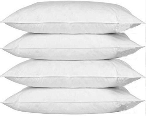 4 PACK OF PILLOW PROTECTOR COVERS - MACHINE WASHABLE POLYPROPYLENE FABRIC MATERIAL