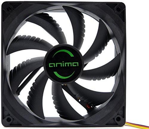 Tacens Anima AF12, PC Fan 12cm, 12v, 14dB, 9 Blades, 1200RPM, Black