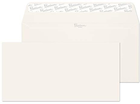 Blake Business - High White Laid Envelopes DL (110 x 220 mm) - Pack of 500 - Premium 120GSM - FSC Certified Peel and Seal White Envelopes - Business Office Supplies - Laser & Printer Compatible 39882