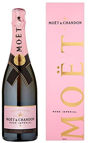 Champagne Moët & Chandon Rose Impérial, Geschenkpackung, 6er Pack (6 x 0,75L)