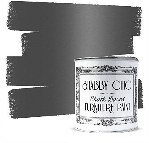 Shabby Chic Chalk Based Furniture Paint 250ml (Metallic Gun Metal)