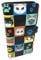 Shag Wear Cat Checkers Große Geldbörse für Damen, 17,8 cm, Schwarz, Large, Modern