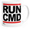 MoonWorks Kaffee-Tasse Run CMD Nerd Geek Computer-Freak Tasse einfarbig weiß Unisize