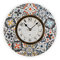 Versa Alfama Reloj de Pared Decorativo para la Cocina, el Salón, el Comedor o la Habitación, Medidas (Al x L x An) 29 x 4 x 29 cm, Madera MDF, Color Gris y Azul