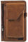 DFV mobile - Étui à Ceinture Vertical avec Pochette pour Smartphone & Poche Intérieure Zippée Compatible avec LG V40 THINQ (2018) - Marron