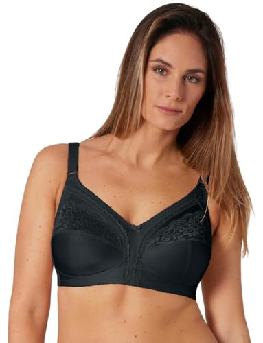 Triumph Damen BH Claudette 104 N X, ohne Bügel, ohne Polsterung, Verstellbare Träger, 75C, Schwarz