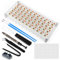 RunJRX 44 Switches Acrylic Lube Station for Keyboard Switch,120pcs/Switch Films for Cherry Gateron Switches,Cherry Gateron Switch Opener