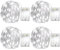 Luci LED a Batteria Catena Luminose - 2 Modalità 4 Pezzi 5 Metri 50 Led Stringa Luci Rame Filo Ghirlanda Lucine per Natale Matrimonio Decorative Festa Interno Natalizie Letto Camera, Bianco Freddo
