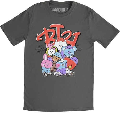BT21 Unisex T-Shirt: Bon Voyage (Light Blau)