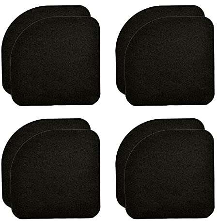 SHULLIN 8 Stück Stille Füße Pads Geräuschdämpfenden Matte Waschmaschine Unterlage Schwingungsdämpfer Pads Anti-Vibrations Pads 7.7×7.7×0.7cm Universal Vibrationsdämpfer für Haushaltsgeräte