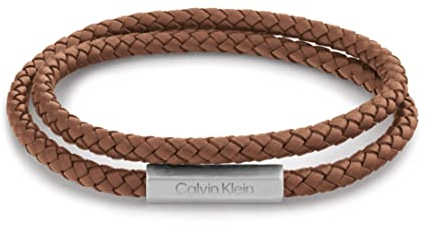 Calvin Klein Lederarmband für Herren Kollektion LATCH Braun - 35000210