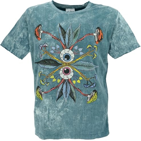 GURU SHOP No Time T-Shirt - Pilzreise/Petrol, Herren, Size:L