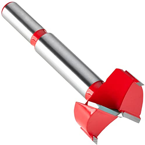 SOTECH Broca de copa de precisión Ø 35 mm x 90 mm PIEZA DE RECAMBIO para plantilla de taladrar BSK-35-T45/52 Broca Forstner con punta de centrado