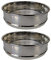 QmjdDymx Bandejas de germinación de Semillas, Bandeja de Acero Inoxidable de Acero Inoxidable y de Acero Inoxidable de Bandeja de Semillas de 2 Piezas con Kit de Inicio de semilla de Malla de Nivel
