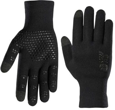 Showers Pass Cross Point Waterproof Knit Sport Touchscreen Unisex Gloves- Bike, Run, Hike, Fish, Hunt, Travel, & More