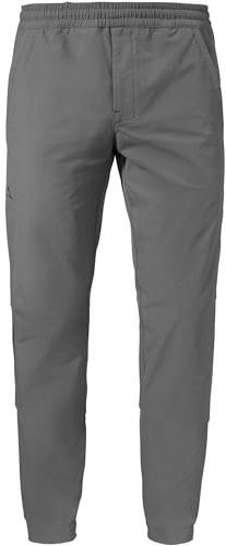 Schöffel Herren Pants Vienna M, Wasserabweisende Freizeithose mit 4-Wege-Stretch, leichte Outdoorhose mit elastischem Bund und praktischer Sicherheitstasche