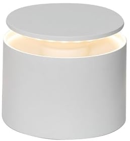 Zafferano, Push-Up Lampe, Kabellose, Wiederaufladbare Tischlampe mit Touch Control, Auch für den Außenbereich Geeignet, Dimmer, 2200-3000 K, Höhe 80-100 cm, Farbe Weiß