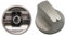 Mando metalizado compatible con horno Teka HE510 (eje 6 mm) 61004111