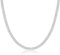Michooyel Collana da tennis 3/4/5/6 mm, placcata oro/argento, catena da tennis da donna in argento, catena da uomo in oro con zirconi 5A, catena hip hop per uomini e donne, 40-60 cm