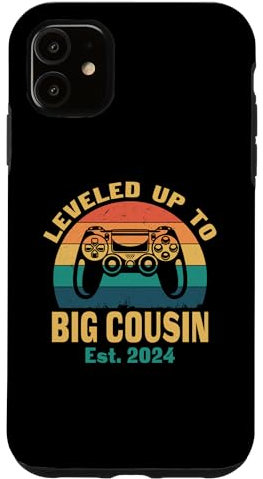 Custodia per iPhone 11 Livellato fino al grande cugino 2024 Gaming Gamer