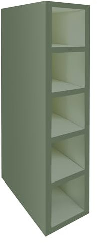 highdecora Wine Rack Cabinet Base or Wall Unit Made with 18mm MFC for Kitchen, Leaving room, Hotel, Restaurant (Smoke Green)