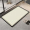 Einfach Badezimmerteppich Badematte rutschfest, Bathroom Mat Mats, Diatomite Stone Bath Mat, Badezimmer Teppiche, Duschvorleger Schnelltrocknend, FußMatte Badezimmer Duschmatte Stein 80x150cm