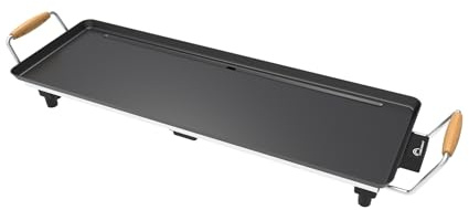 Plancha - LITTLE BALANCE - 8741 - Wood 70 - Poignées bois - 1800 W - 70 cm