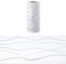 SUPERFINDINGS 2 Rolls 3.94in x 10m White Self-Adhesive Wall Sticker Border Wallpaper Border Peel and Stick Wall Border Decor Silver Wave Wall Covering Borders for Living Room