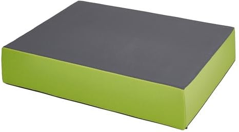 Jump Hüpfpolster 99 x 75 x 18 cm - grün - Hüpfmatratze für Kinder ab 3 Jahre bis 40 kg - Spielmatte Turnmatte Matratze zum Hüpfen Toben Spielen Balancieren
