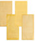 4 Blätter Sticker Buchstaben-Set Groß- und Kleinbuchstaben mit Zahlen zum Beschriften von glatten Flächen wie Kerzen zur Taufe Kommunion oder Hochzeit (Schriftart Gerade, Gold)