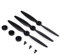 Wivplex Propeller, for Yuneec, Typhoon H480 H Drohne, Schnellverschluss-Requisiten, Ersatzblätter, AB-Blatt, CW, CCW, Ersatzteile, Flügelventilatoren, Teile Blattpropeller(3PCS A Blade)