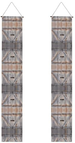 Country Barn Holztürdruck Abschlussfeier Veranda Banner – vielseitige langlebige Party-Dekorationen, perfekt für Haustür, Terrasse und Wand