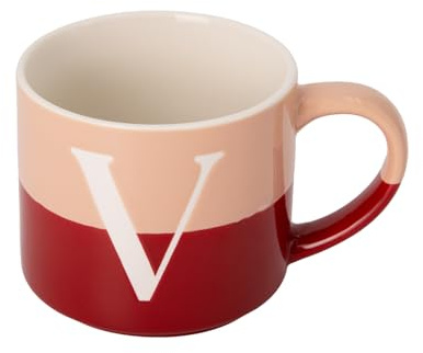 KASANOVA Tazza lettera V rosso 400 ml Blend Collection