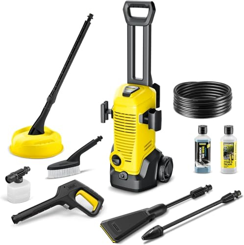 Kärcher K 3 eco!Booster Car & Home High-pressure Washer, max. 120 bar | Flow rate: 380 l/h, area: 25 m²/h, weight: 4.5 kg, high-pressure gun, eco!Booster, dirt blaster, Car & Home Kit