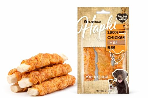 hundeleckerli - leckerli Hund - hapki Rib - Huhn - proteinreich - 100g