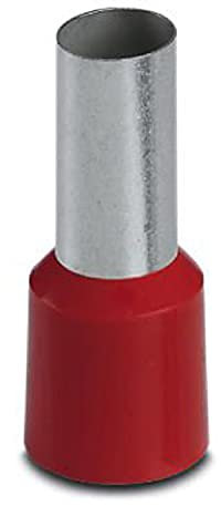PHOENIX CONTACT AI 35-16 RD Ferrule, 16 mm Sleeve Length, 30 mm Length, Red, Pack of 50