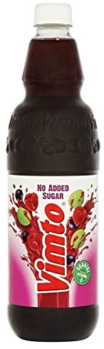 Vimto Original Fruit Juice Cordial No Added Sugar (1L) - Pack of 6
