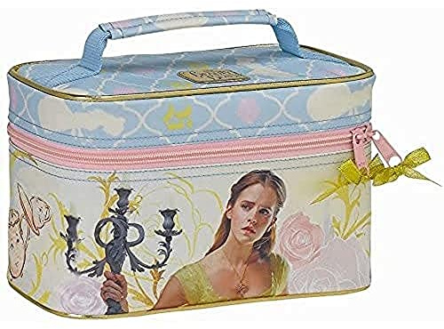 La Bella und La Biest Kosmetiktasche 22 cm, Hellblau (Safta 811708042)