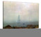 Bilderdepot24 Bild auf Leinwand | Caspar David Friedrich Meeresstrand im Nebel in 50x40 cm als Wandbild | Wand-deko Dekoration Wohnung alte Meister | NEU-180201-50x40-min