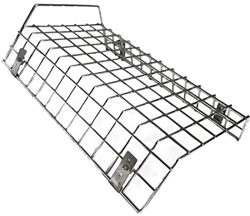 Easyricambi Griglia Anti ustioni Regolabile a Calamite Accessorio Protezione Salva Bambini da scottature per stufe a Pellet Legna 49x34,5x14cm