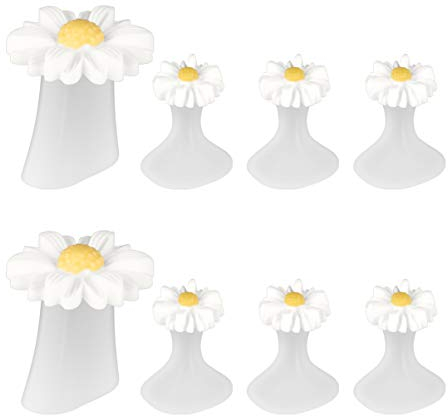 OSALADI 1 Set Silikon Zehenspreizer Nagellack Pediküre Zehentrenner Blumen Maniküre Zehenschutz Gel Zehenteiler Nail Polish Toe Separator Damen Nagelkunst Werkzeug