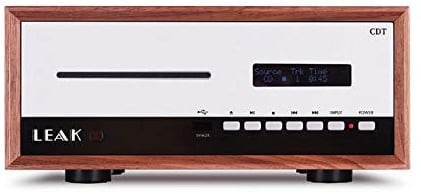 Leak Leak CDT CD Transport (Walnut) - CD Transport Only, USB, Black, White, Brown - Compatible with Speaker, Amplifier, DAC, Audio Receiver
