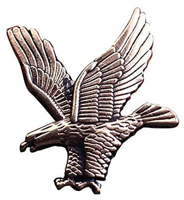 Neue Retro Metall Gold Adler Vogel Brosche Herren Brosche Revers Abzeichen Dornschließe Anzug Hemdkragen Zubehör