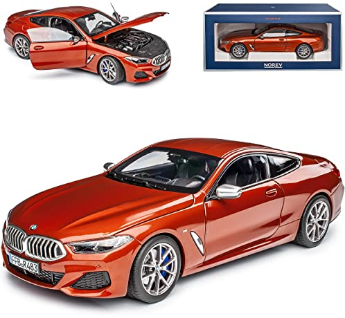 Norev B-M-W 8er 850i G15 Coupe Orange Ab 2018 1/18 Modell Auto