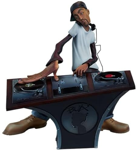 LIBOOI Hip Hop Figurines, Elements of Hip Hop Figure Gedenkharz Ornaments, Artist DJ Host B Boy Music Star Statue For Hip Hop Fans Friends