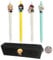 HJYZY Penne gel Demon Slayer Animali Cartoon Penne Grande Capacità Astuccio Astuccio di Immagazzinaggio Adesivi Demoni per fan Regali 30 pz
