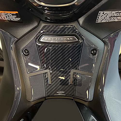 labelbike - Pegatinas 3D de Resina Decoraciones y Protecciones de Estribo Central para Moto Scooter Compatible con Yamaha Tmax 2022-2024