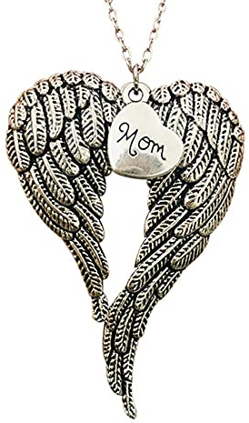 Weihnachtsschmuck Engelsflügel Anhänger, Metall Weihnachtsbaum Hängendeko Personalisiert Familie Gedenk Ornament Memorial Weihnachtsbaum Deko Christbaumschmuck Gedenken an geliebte Menschen,Mama