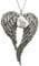 Weihnachtsschmuck Engelsflügel Anhänger, Metall Weihnachtsbaum Hängendeko Personalisiert Familie Gedenk Ornament Memorial Weihnachtsbaum Deko Christbaumschmuck Gedenken an geliebte Menschen,Mama
