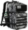 QT&QY Sac à dos tactique militaire pour hommes Sac de jour Molle 45L Grande capacité sac à dos de fitness Sac à dos de randonnée avec porte-bouteille
